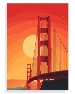 Golden Gate Sunset Print