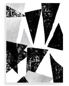 Abstract Black and White Geometry