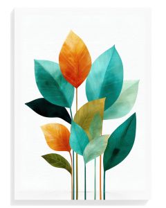 Vibrant Leaf Abstract