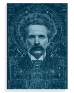 Mark Twain Blueprint Art