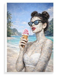 Beach Vibes Ice Cream Art