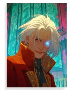 Cyberpunk Villain Portrait