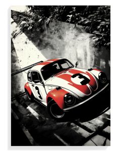 Vintage Racing Beetle Art