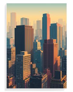 Urban Sunset Skyline