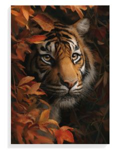 Majestic Tiger in Autumn