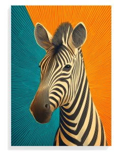 Zebra Pop Art Portrait