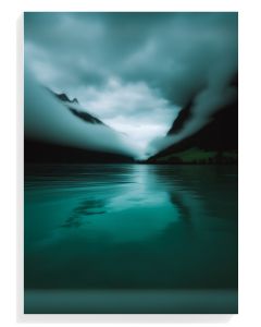 Misty Mountain Reflection