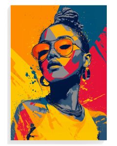 Vibrant Portrait Art