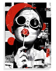 Bold Woman With Lollipop