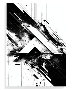 Abstract Monochrome Geometry