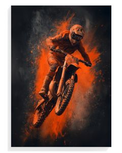 Dynamic Motocross Rider