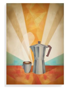 Coffee Pot Abstract Art