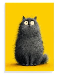 Fluffy Cat Illustration