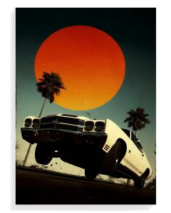 Retro Car Sunset