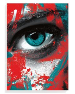 Vibrant Eye Abstract Art