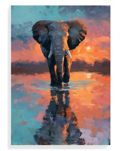 Majestic Elephant Reflection