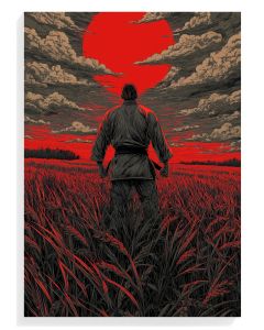 Samurai In Red Horizon