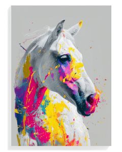 Vibrant Abstract Horse