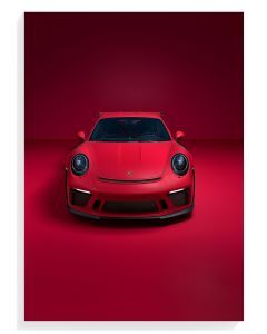 Red Sports Car Minimalism
